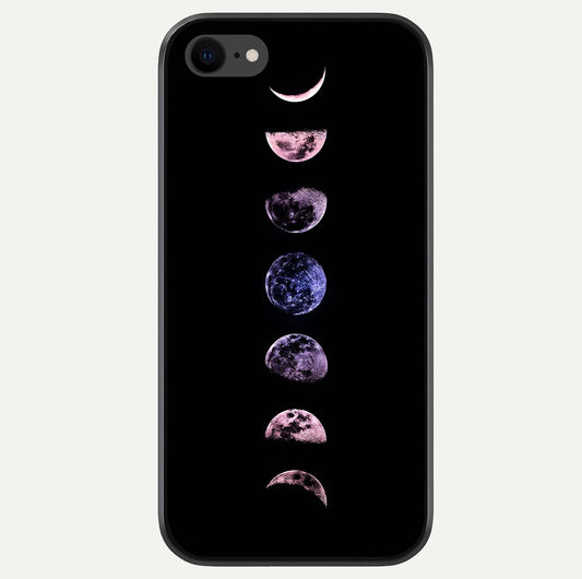 Crimson All Planets Glass Case For iPhone 8 by Custom World