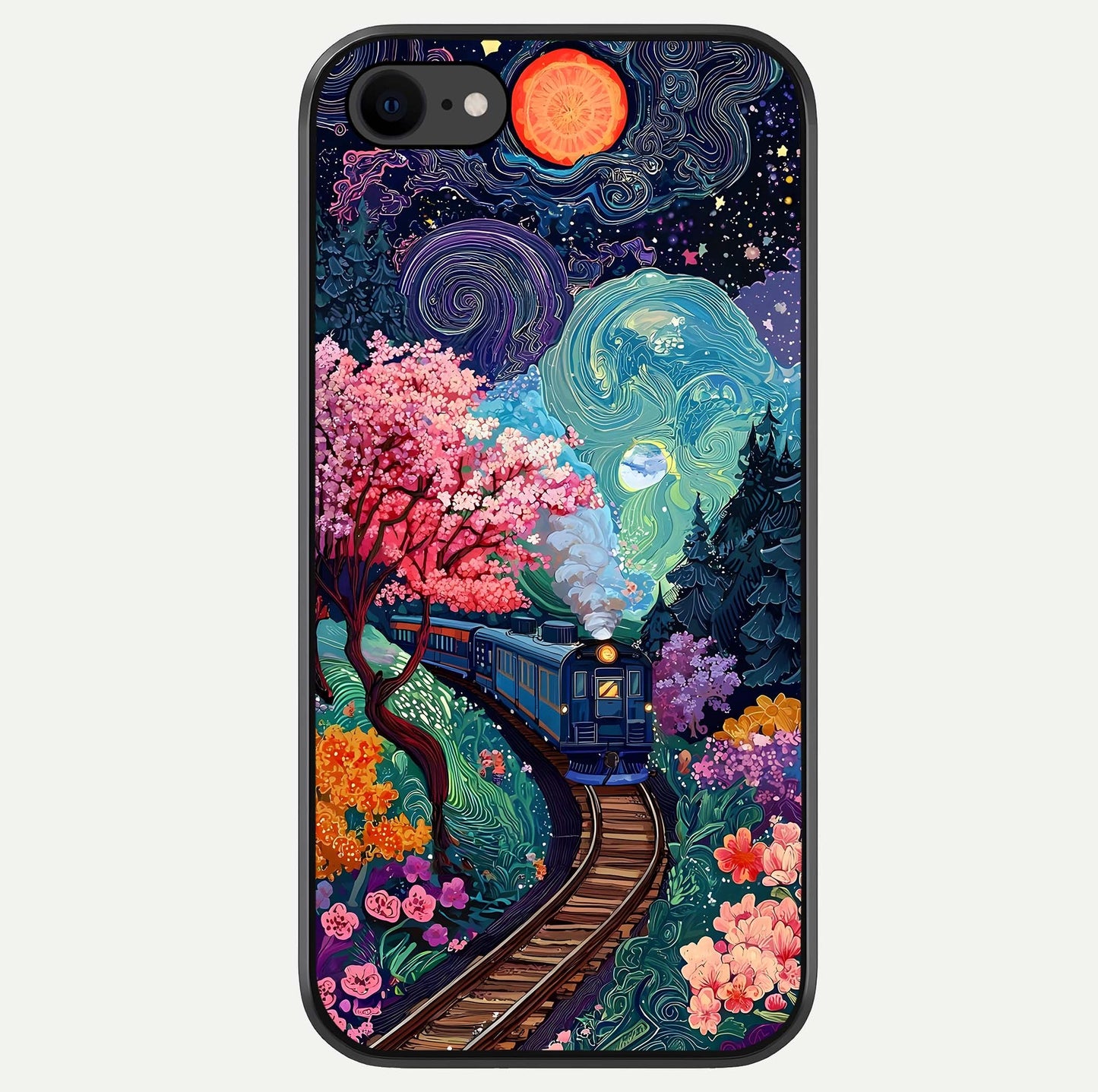 Digital Art Glass Case For iPhone 8 by Custom World