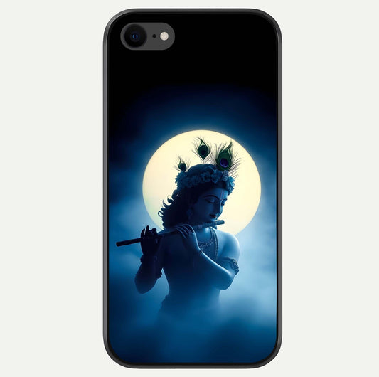 Divine Moon Flute Glass Case For iPhone 8 by Custom World