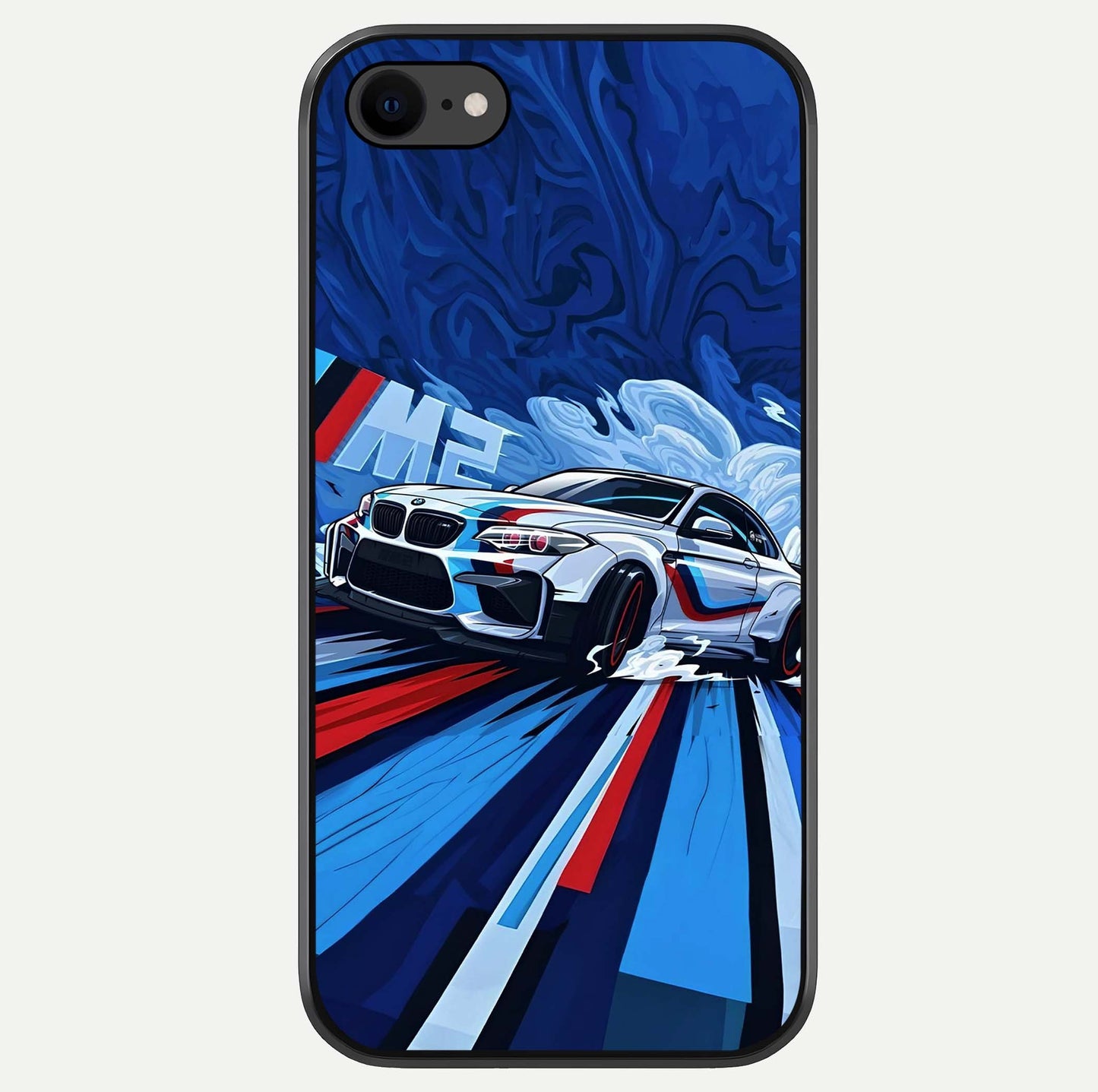 Drift Power Rush Glass Case For iPhone 8 by Custom World