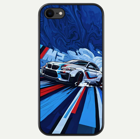 Drift Power Rush Glass Case For iPhone 8 by Custom World