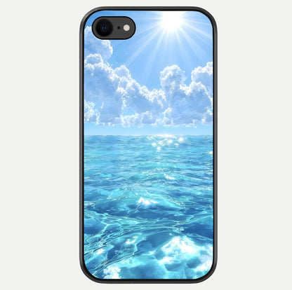 Endless Ocean Horizon Glass Case For iPhone 8 by Custom World
