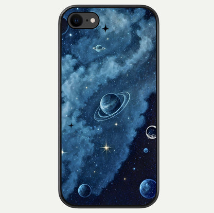 Galaxy Dream Space Glass Case For iPhone 8 by Custom World