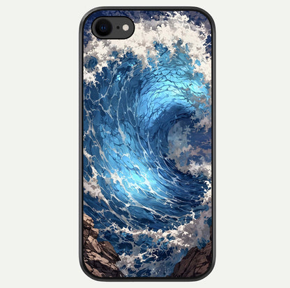 Giant Ocean Wave Glass Case For iPhone 8 by Custom World