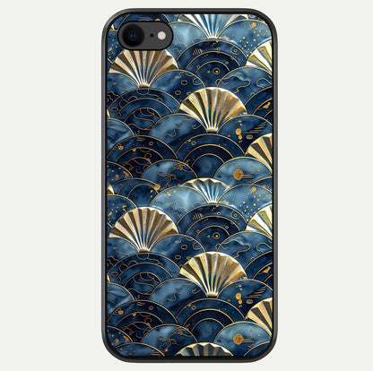 Golden Wave Luxe Glass Case For iPhone 8 by Custom World
