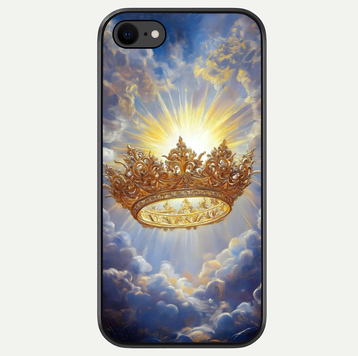 Heavenly Crown Light Glass Case For iPhone 8 by Custom World
