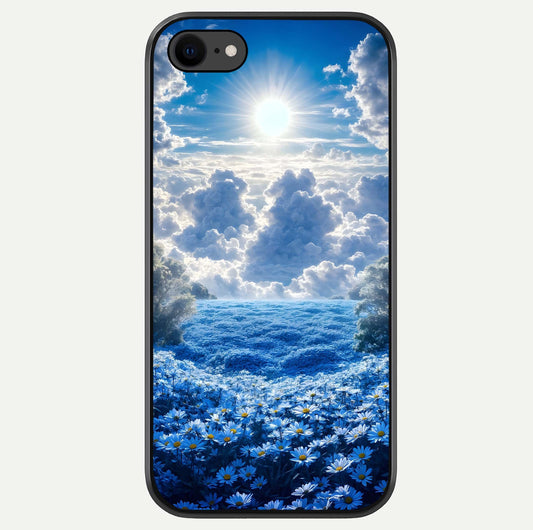 Heavenly Daisy Horizon Glass Case For iPhone 8 by Custom World