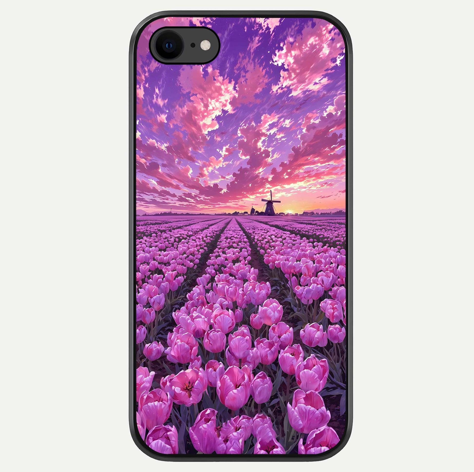 Lavender Dream Skies Glass Case For iPhone 8 by Custom World