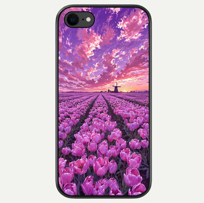 Lavender Dream Skies Glass Case For iPhone 8 by Custom World