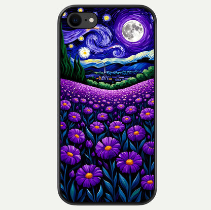 Lavender Moon Field Glass Case For iPhone 8 by Custom World