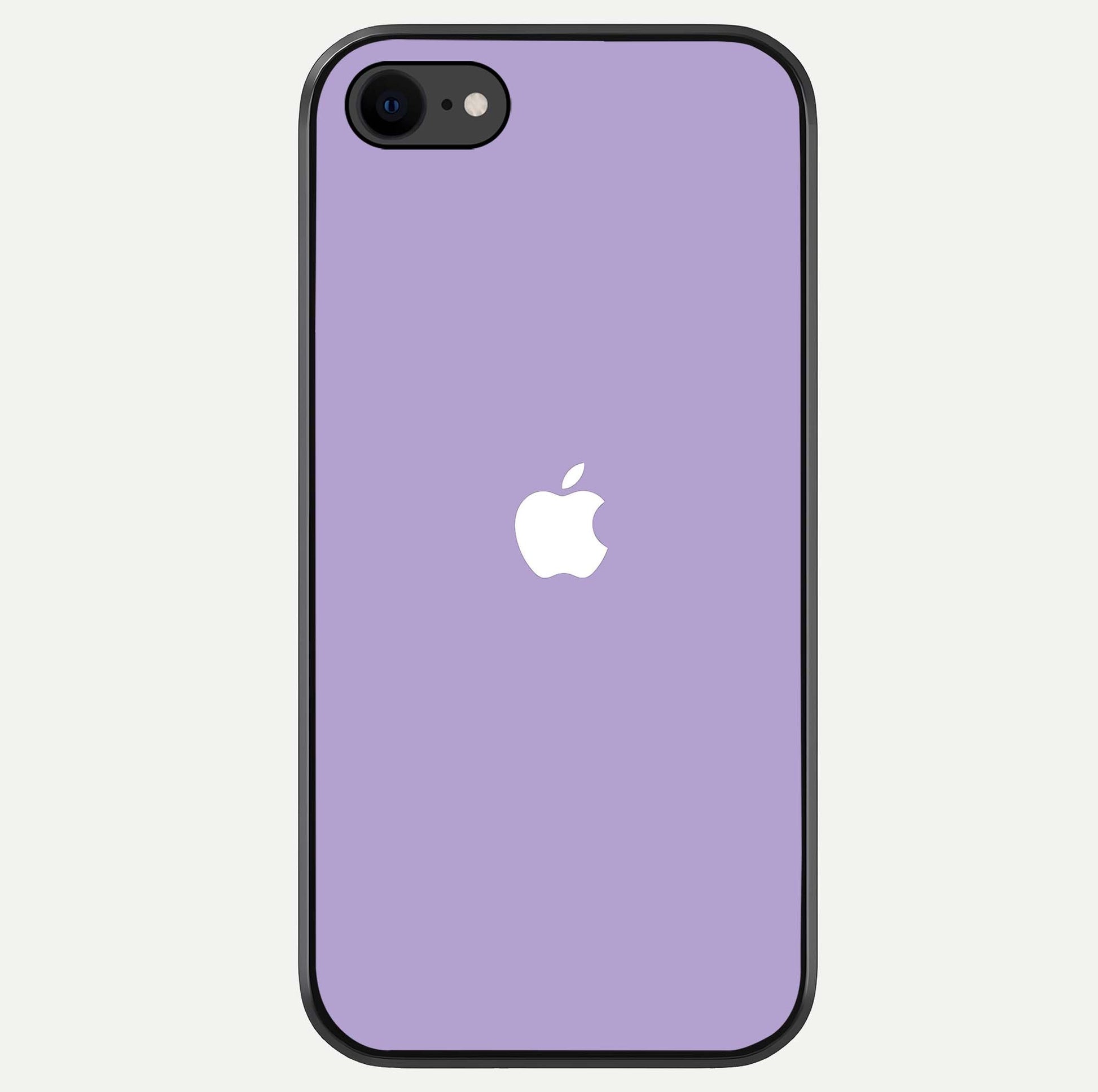 Lavender Soft Minimal Glass Case For iPhone 8 by Custom World