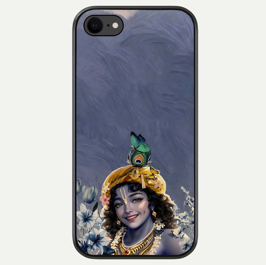 Lord Krishna Glass Case For iPhone 8 by Custom World