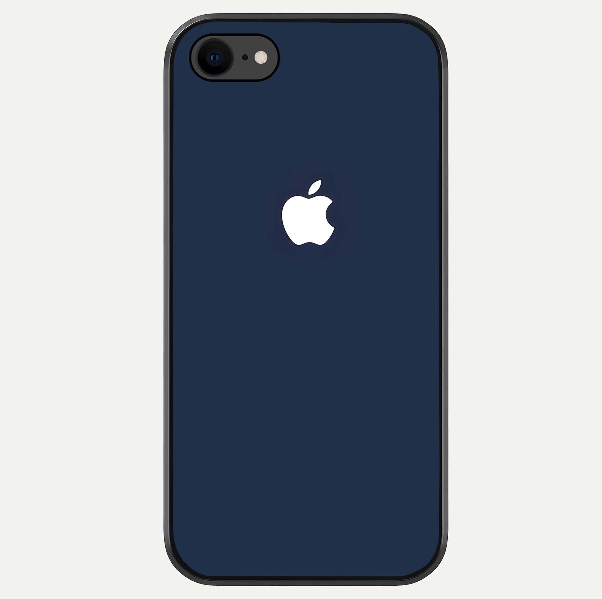 Minimal Apple Night Glass Case For iPhone 8 by Custom World