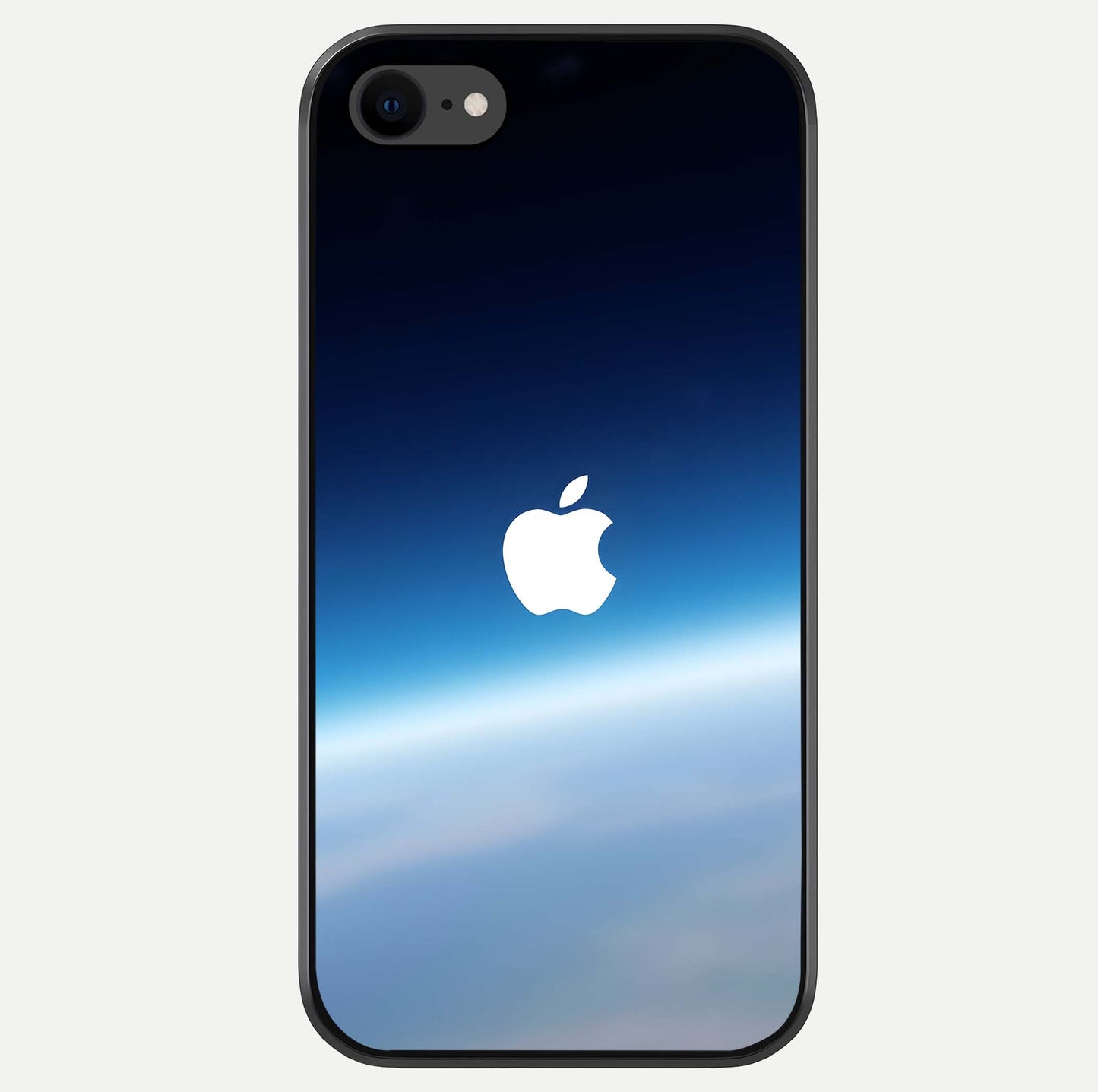 Minimal Apple Sky Glass Case For iPhone 8 by Custom World