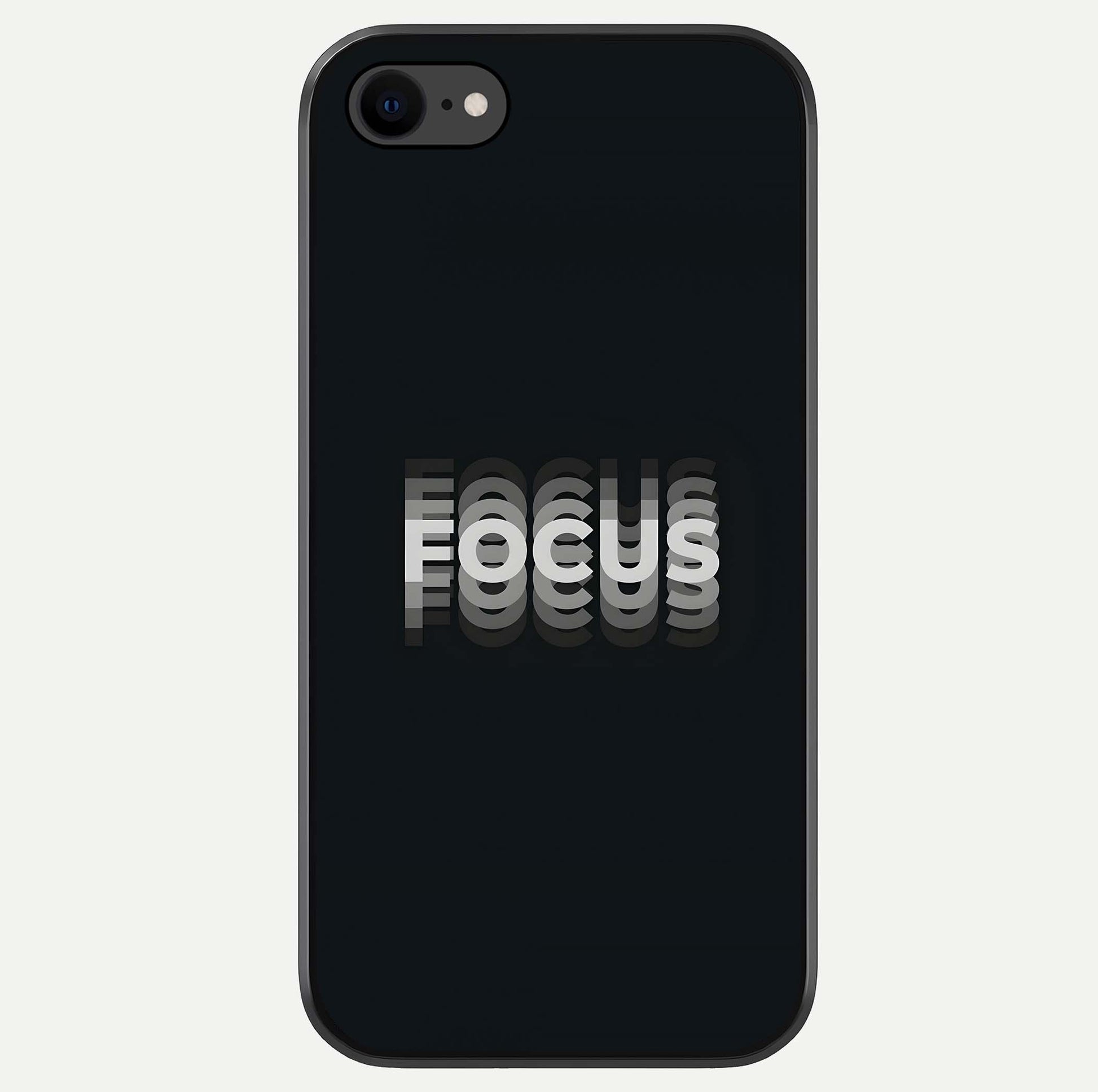 Mono Focus Vision Glass Case For iPhone 8 by Custom World
