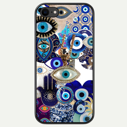 Mystic Charm Eye Glass Case For iPhone 8 by Custom World