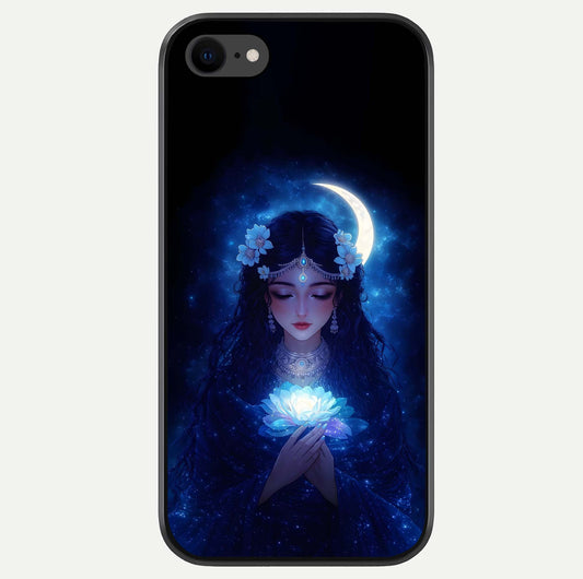 Mystic Moon Queen Glass Case For iPhone 8 by Custom World