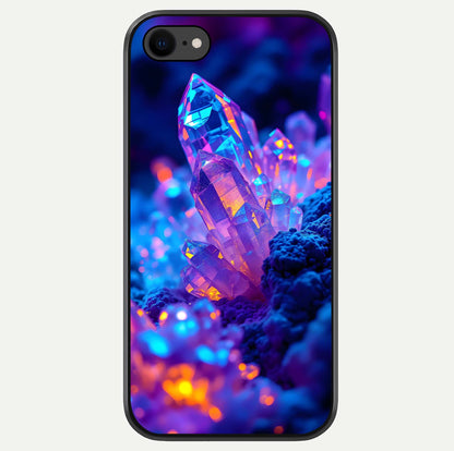 Neon Aura Shards Glass Case For iPhone 8 by Custom World