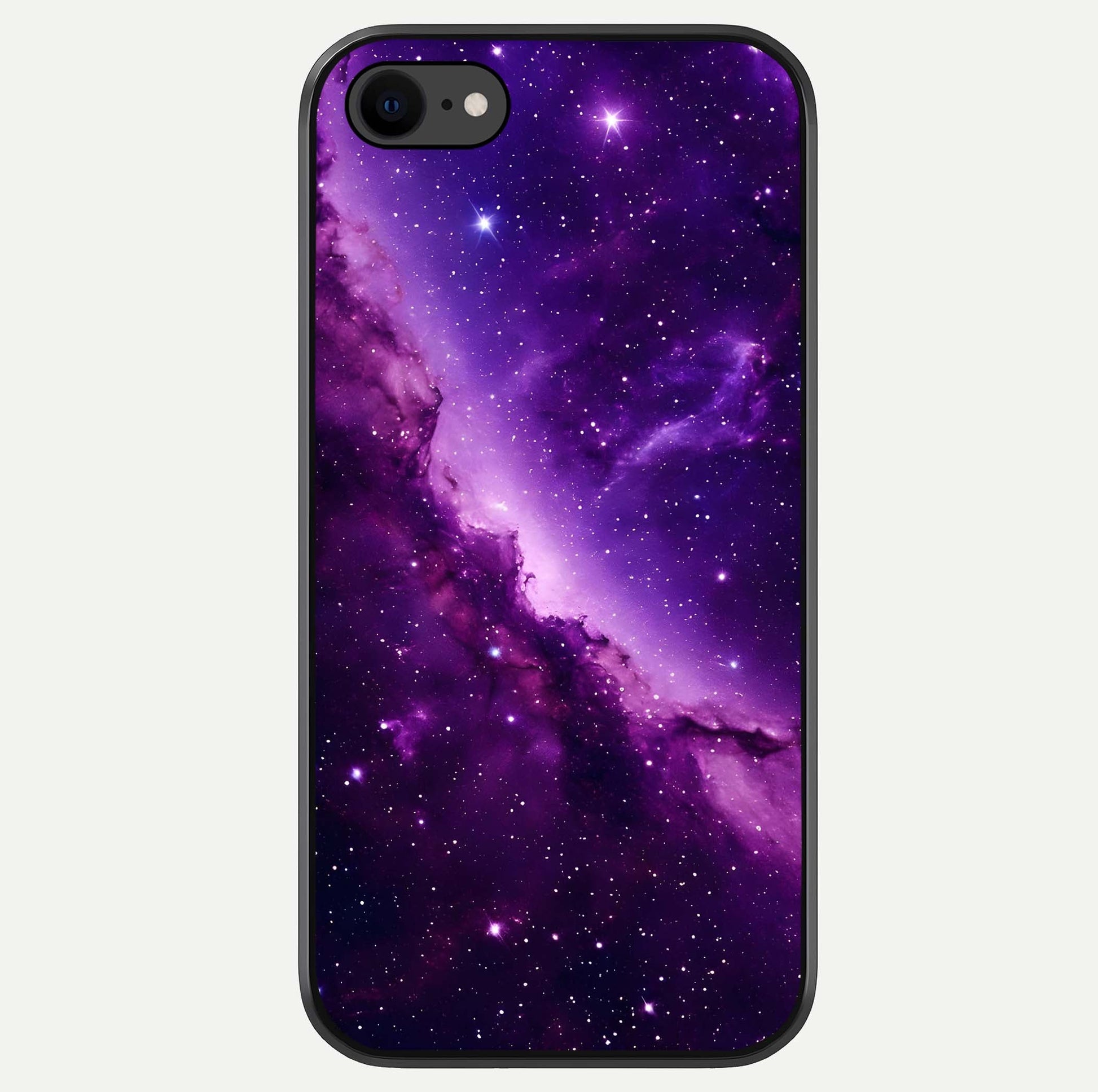 Purple Shade Sky Glass Case For iPhone 8 by Custom World