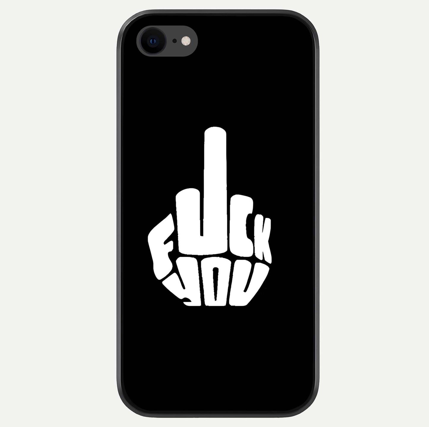 Rebel Mode On Glass Case For iPhone 8 by Custom World