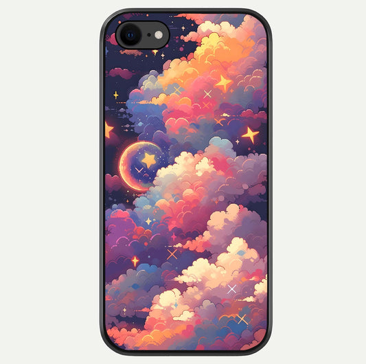 Starlit Dream Clouds Glass Case For iPhone 8 by Custom World