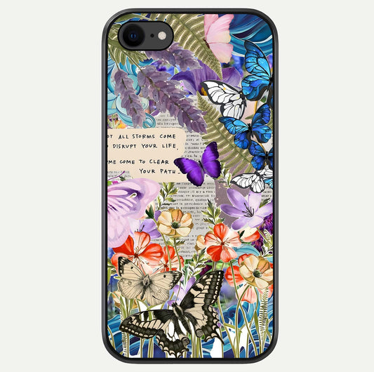 Storm Path Bloom Glass Case For iPhone 8 by Custom World