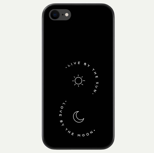 Sun Moon Balance Glass Case For iPhone 8 by Custom World