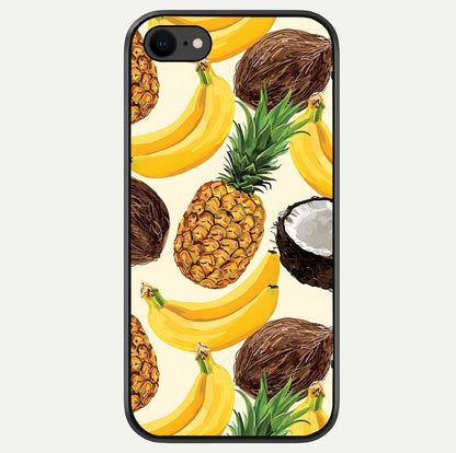 Tropical Fruit Mood Glass Case For iPhone 8 by Custom World