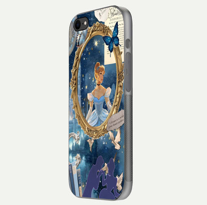 Midnight Queen Glass Case for iPhone 8 side-angle image showing reflection brightness and elegant tone