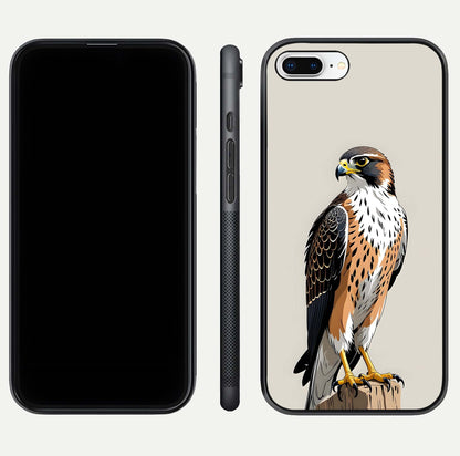 Clever Eagle Glass Case for iPhone 8 Plus dual-view layout showing design symmetry and smooth finish