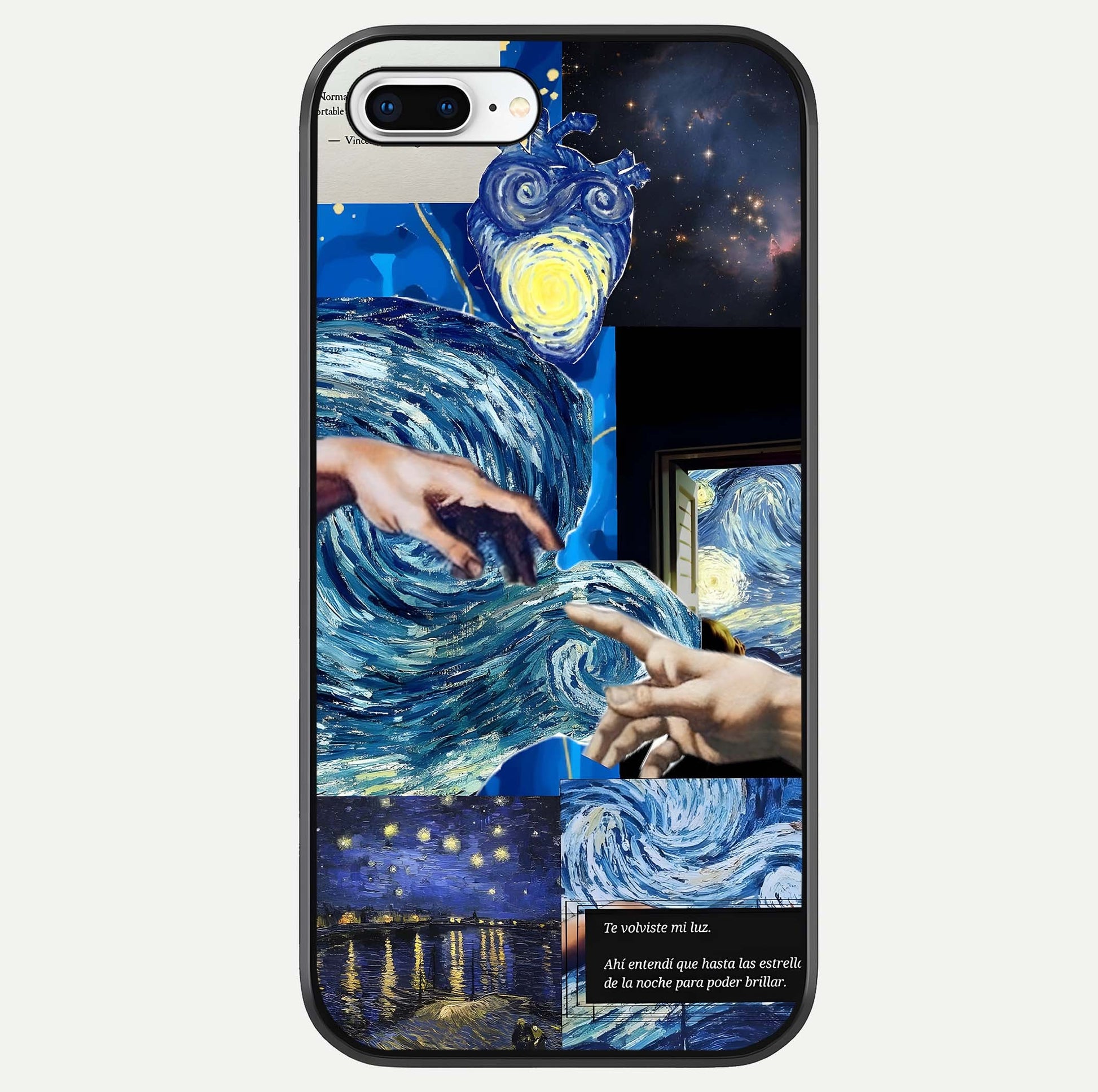 Aesthetic Vando Hands Glass Case For iPhone 16 Pro by Custom World