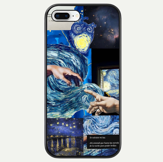 Aesthetic Vando Hands Glass Case For iPhone 16 Pro by Custom World