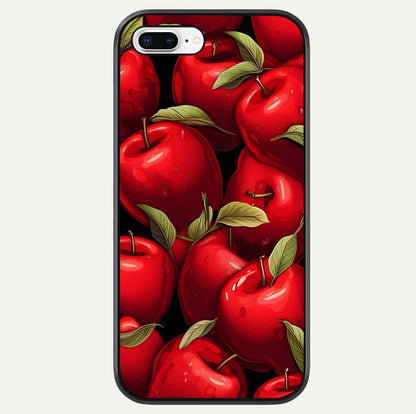 Apple Pattern Glass Case For iPhone 16 Pro by Custom World