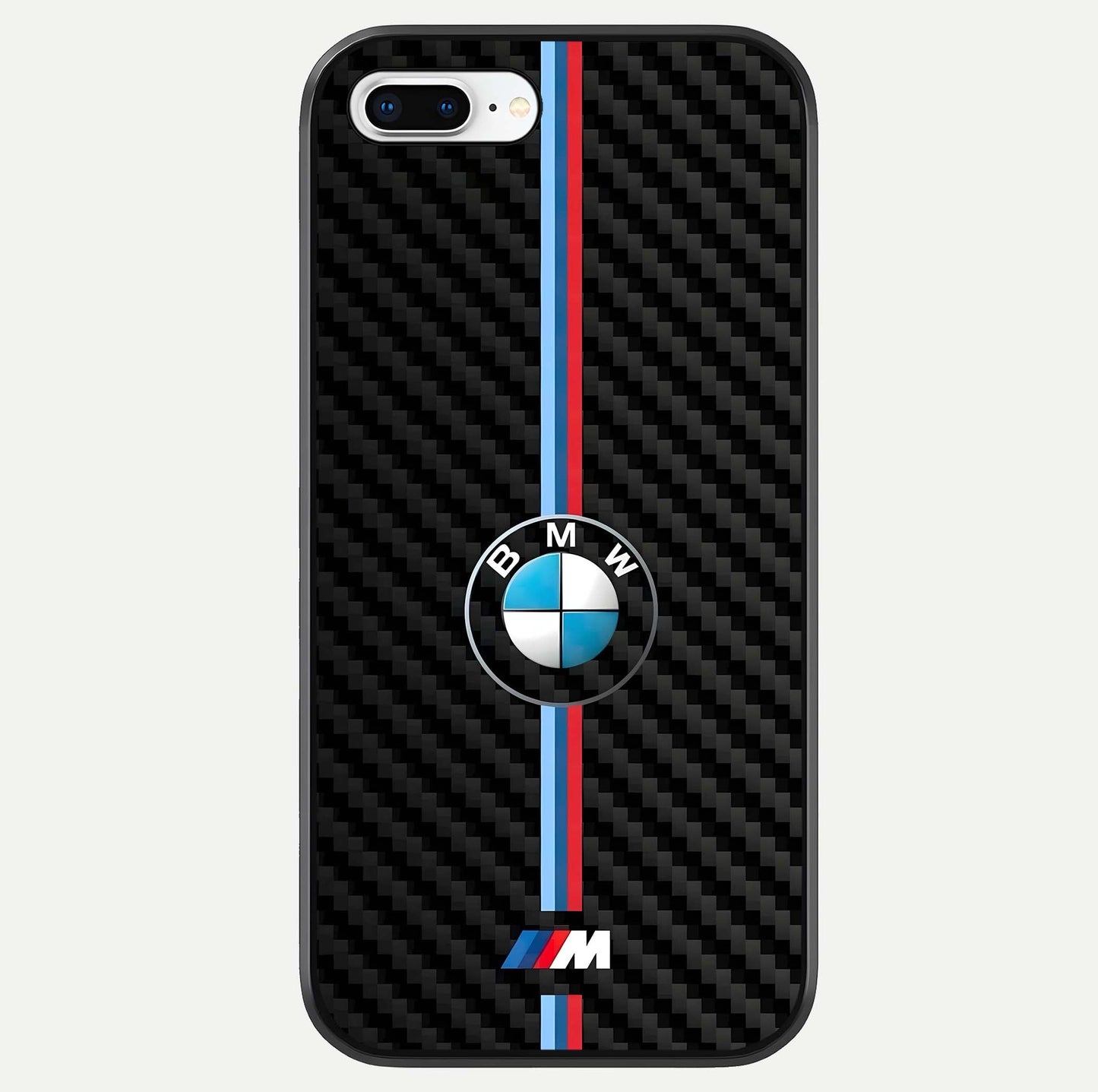 BMW Pattern Glass Case For iPhone 8 Plus by Custom World