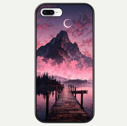 Beautiful Mountain View Glass Case For iPhone 16 Pro by Custom World
