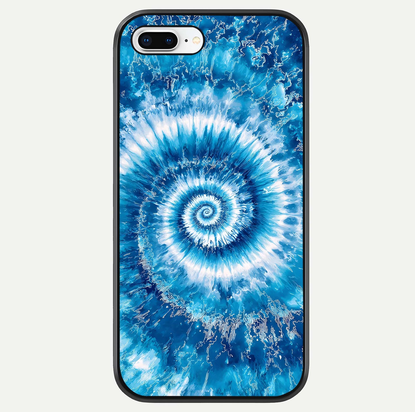 Blue Galaxy Wave Glass Case For iPhone 16 Pro by Custom World