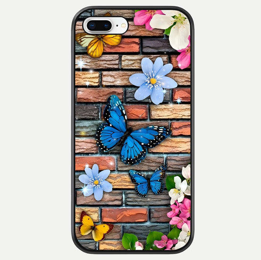 Brick Bloom Flight Glass Case For iPhone 8 Plus by Custom World