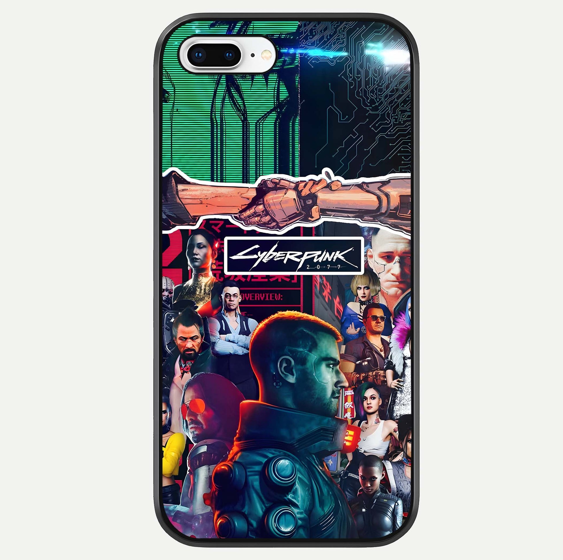 CYBERPUNK Legacy Glass Case For iPhone 8 Plus by Custom World