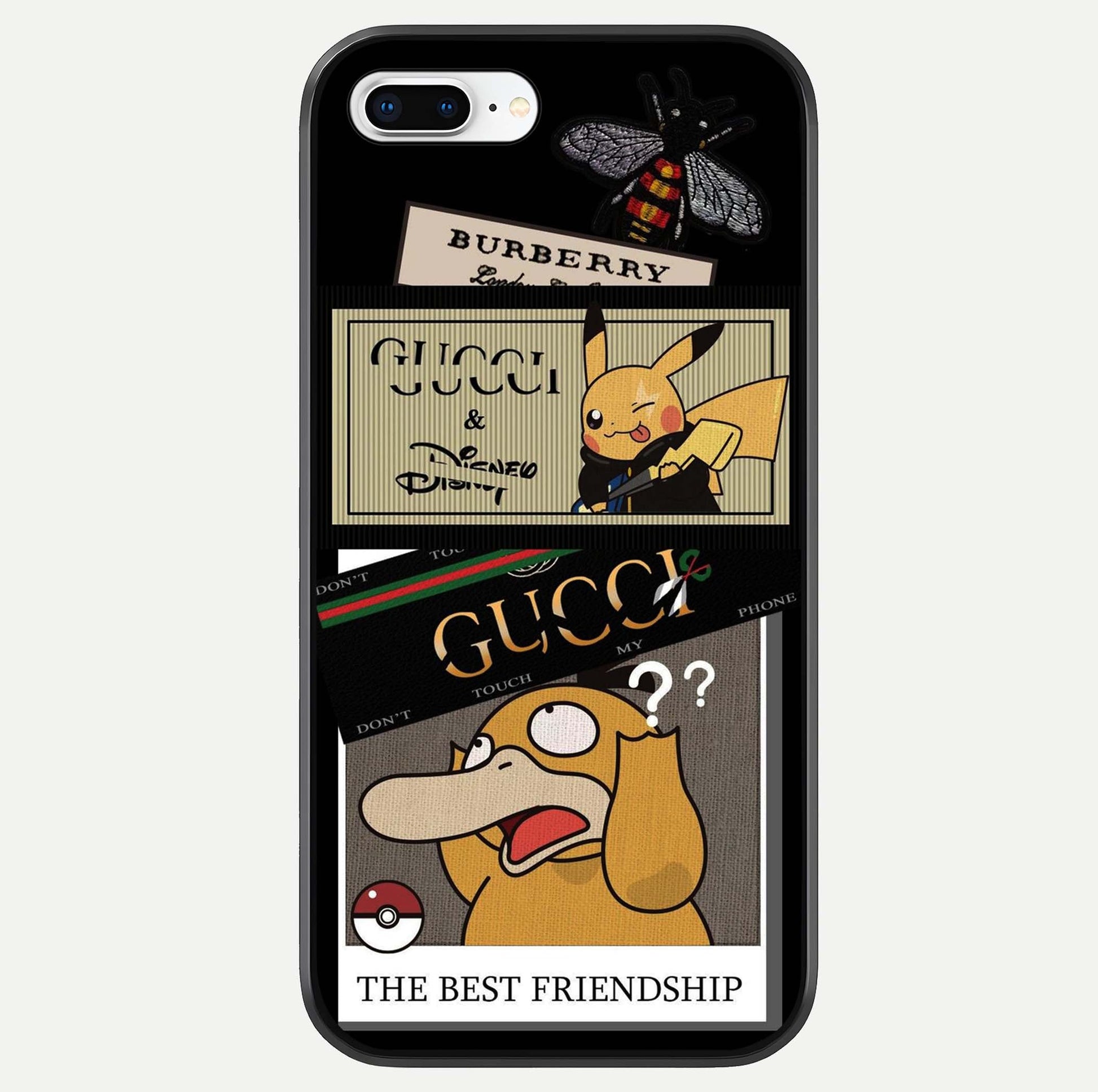 Cartoon Brand Play Mashup Glass Case For iPhone 8 Plus by Custom World