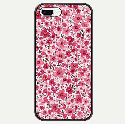 Cherry Blossom Charm Glass Case For iPhone 8 Plus by Custom World
