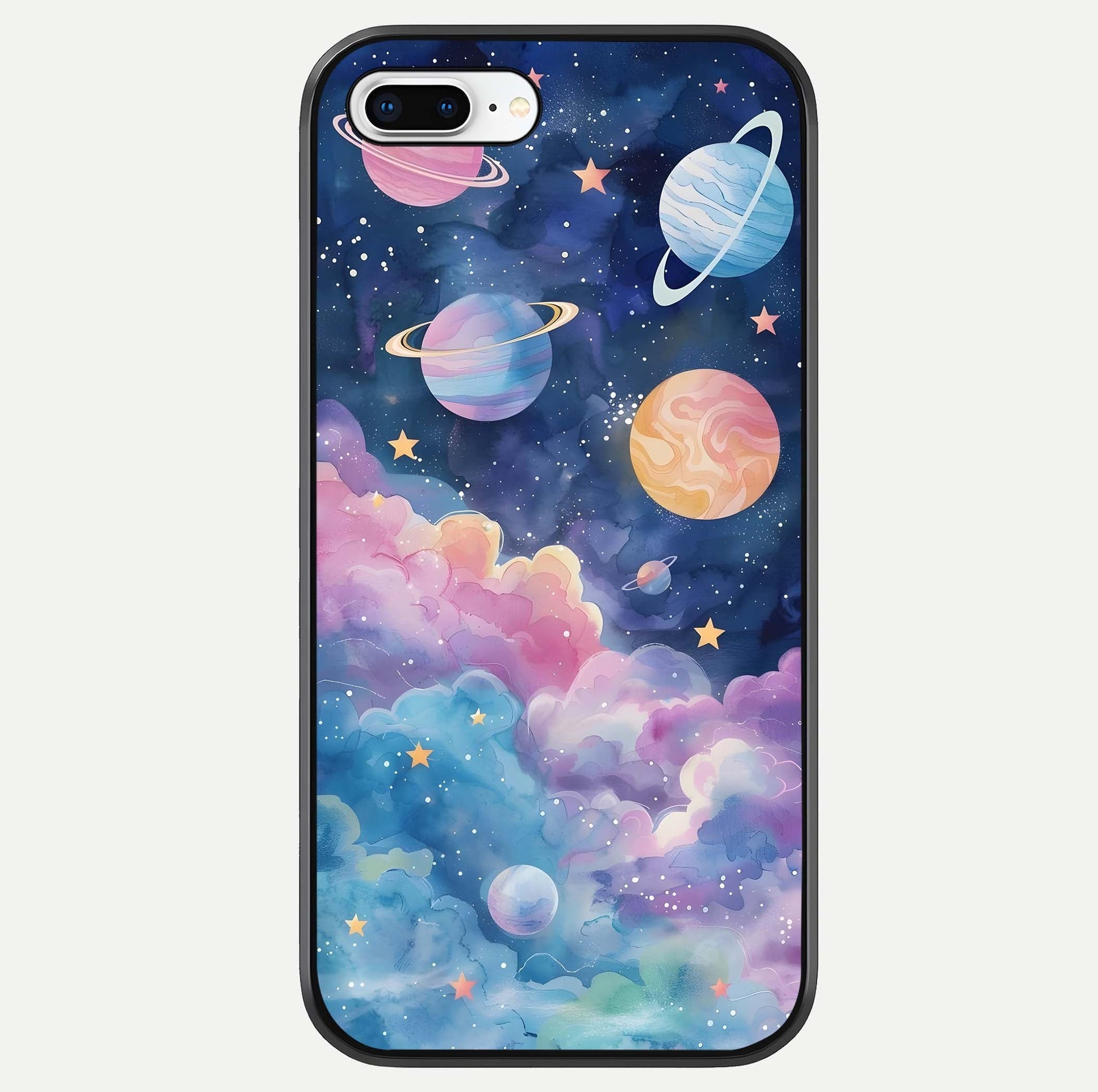 Cosmic Planet Dreams Glass Case For iPhone 8 Plus by Custom World