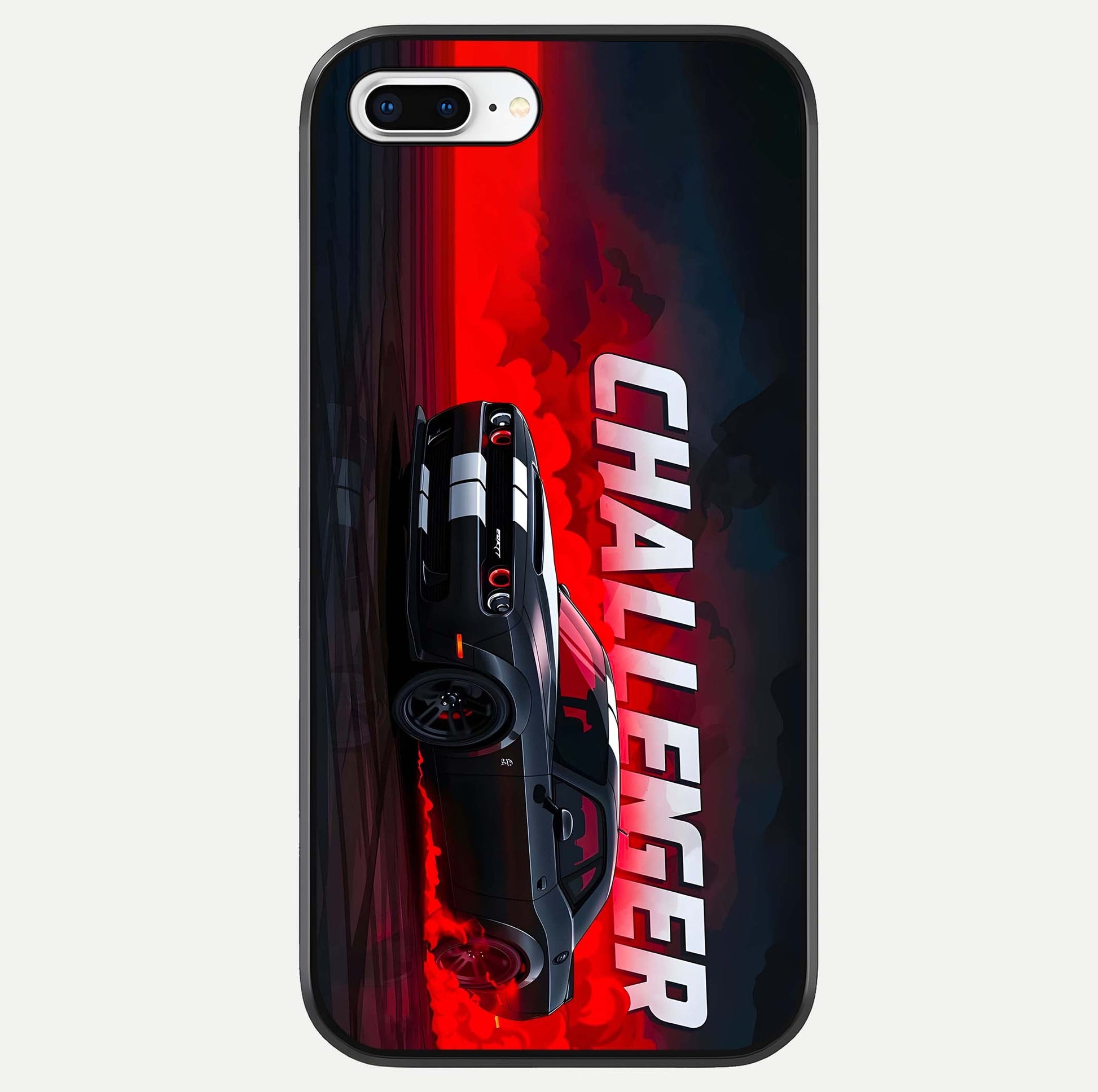 Crimson Challenger Fury Glass Case For iPhone 8 Plus by Custom World