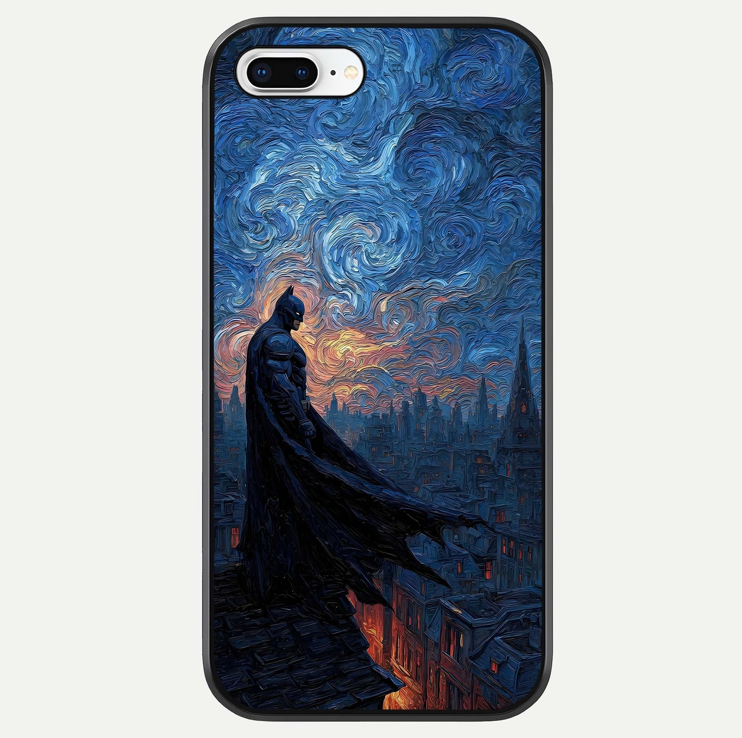 Dark Knight Dusk Glass Case For iPhone 8 Plus by Custom World