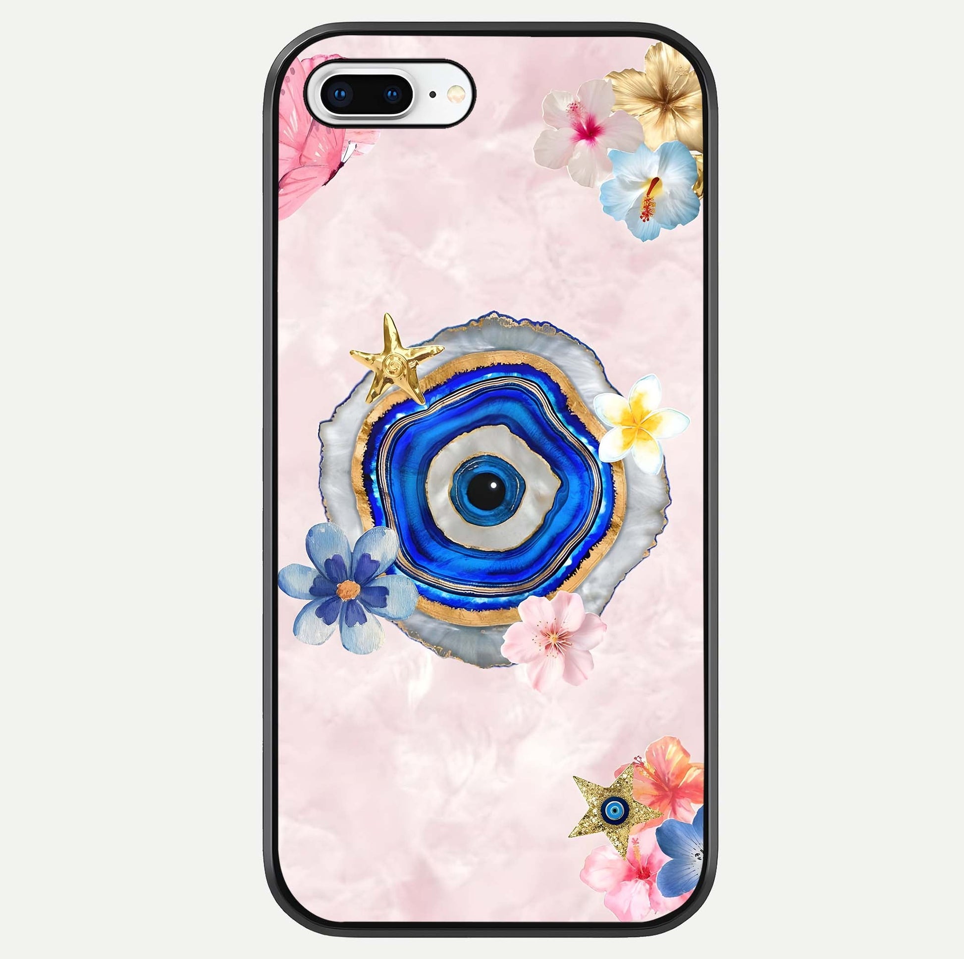 Divine Aura Bloom Glass Case For iPhone 8 Plus by Custom World