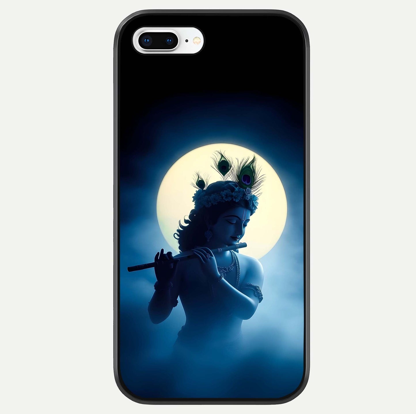 Divine Moon Flute Glass Case For iPhone 8 Plus by Custom World