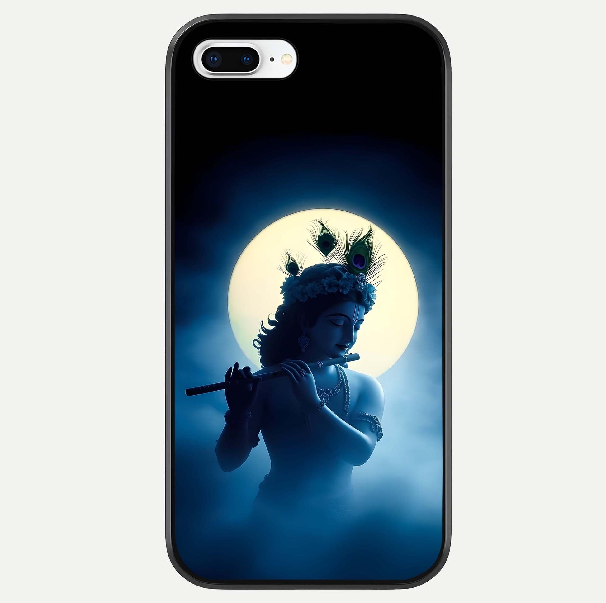 Divine Moon Flute Glass Case For iPhone 8 Plus by Custom World