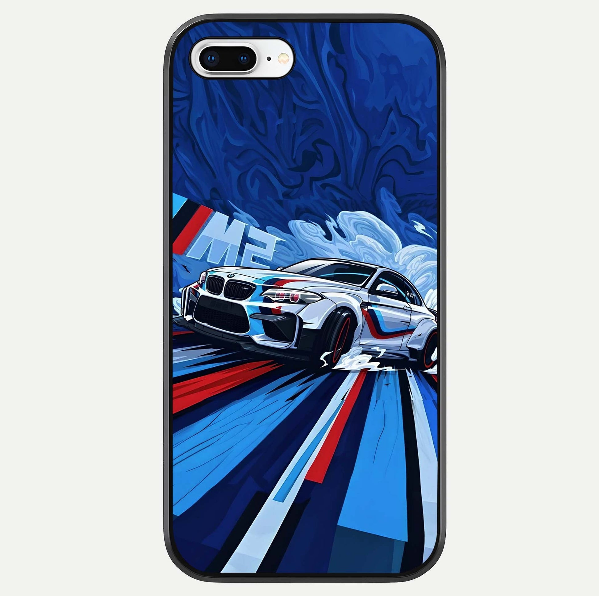 Drift Power Rush Glass Case For iPhone 8 Plus by Custom World