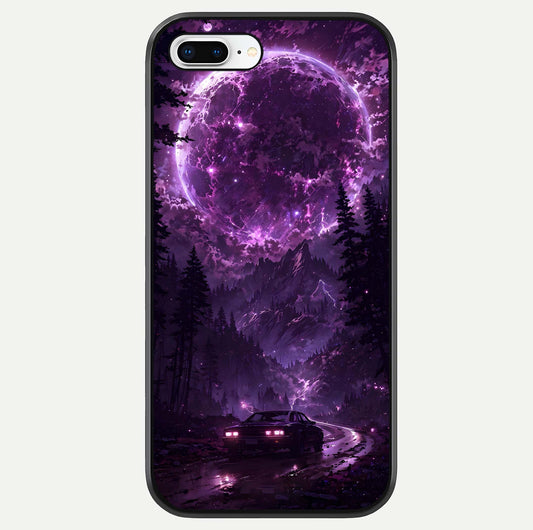 Eternal Cosmic Drive Glass Case For iPhone 8 Plus by Custom World