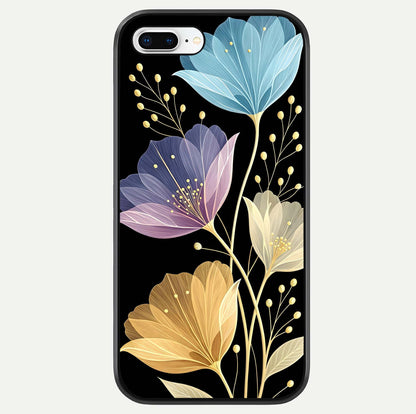 Flower Bloom Glow Glass Case For iPhone 8 Plus by Custom World