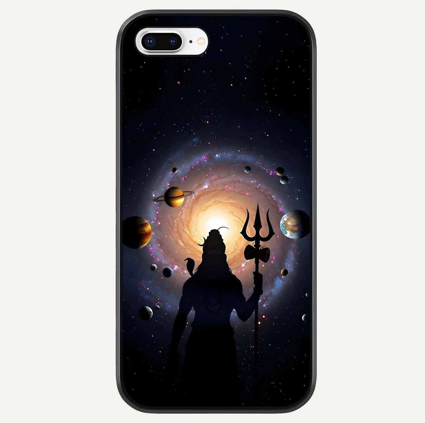 Galactic Shiva Vision Glass Case For iPhone 8 Plus by Custom World